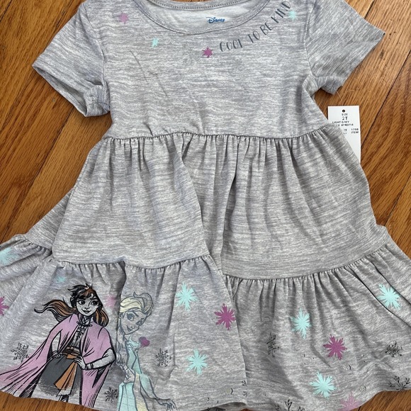 (2) Toddler girls size 2T Disney Princess frozen spring summer dresses - Picture 4 of 5